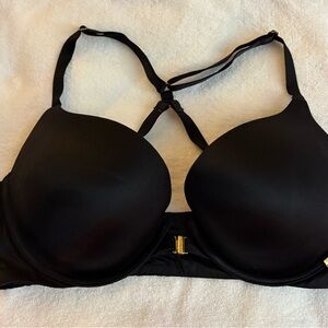 Victoria's Secret Black Bra with Gold Accents